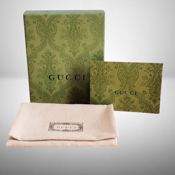 GUCCI BLUE GG LOGO AND INTERIOR BI-FOLD WALLET - Picture 5 of 5